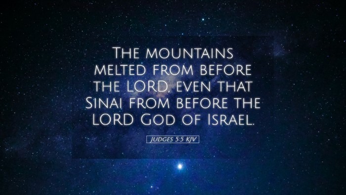 Picture 05 - Judges 5:5 KJV Desktop Wallpaper - The mountains melted from before the LORD, even - Desktop Bible Verse Wallpaper