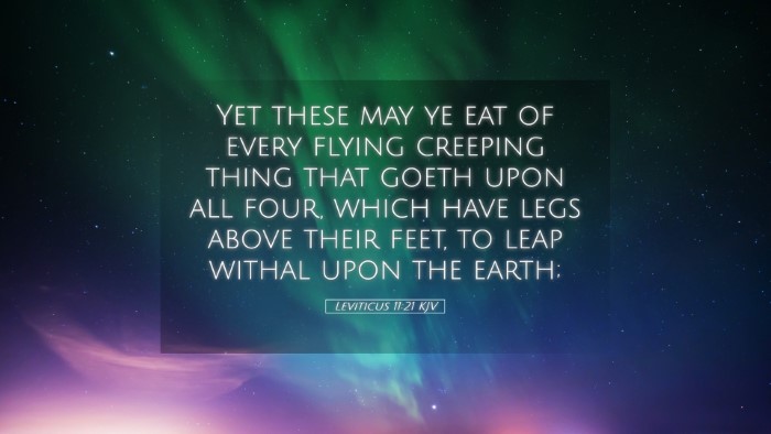 Picture 05 - Leviticus 11:21 KJV Desktop Wallpaper - Yet these may ye eat of every flying creeping - Desktop Bible Verse Wallpaper