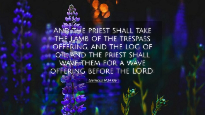 Picture 05 - Leviticus 14:24 KJV Desktop Wallpaper - And the priest shall take the lamb of the - Desktop Bible Verse Wallpaper