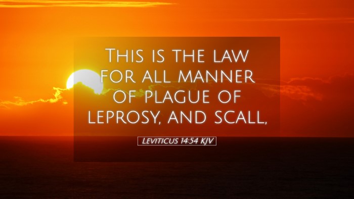 Picture 05 - Leviticus 14:54 KJV Desktop Wallpaper - This is the law for all manner of plague of - Desktop Bible Verse Wallpaper