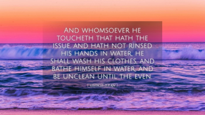 Picture 05 - Leviticus 15:11 KJV Desktop Wallpaper - And whomsoever he toucheth that hath the issue, - Desktop Bible Verse Wallpaper