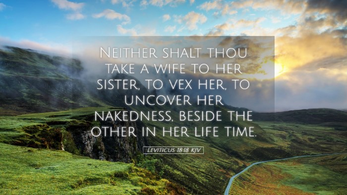 Picture 05 - Leviticus 18:18 KJV Desktop Wallpaper - Neither shalt thou take a wife to her sister, to - Desktop Bible Verse Wallpaper