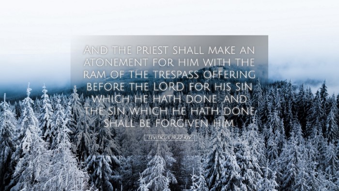 Picture 05 - Leviticus 19:22 KJV Desktop Wallpaper - And the priest shall make an atonement for him - Desktop Bible Verse Wallpaper