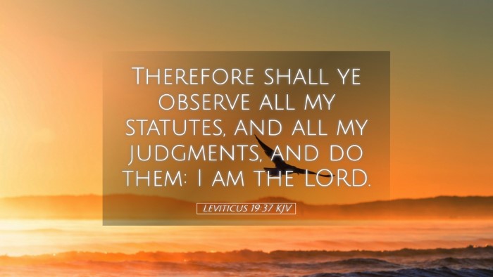 Picture 05 - Leviticus 19:37 KJV Desktop Wallpaper - Therefore shall ye observe all my statutes, and - Desktop Bible Verse Wallpaper