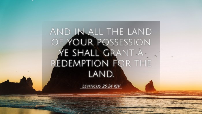 Picture 05 - Leviticus 25:24 KJV Desktop Wallpaper - And in all the land of your possession ye shall - Desktop Bible Verse Wallpaper