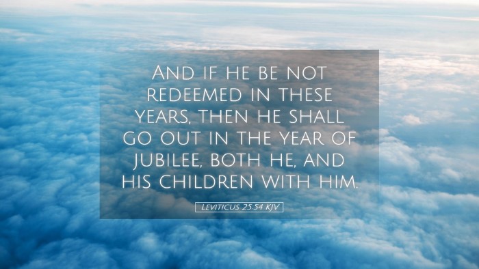 Picture 05 - Leviticus 25:54 KJV Desktop Wallpaper - And if he be not redeemed in these years, then he - Desktop Bible Verse Wallpaper