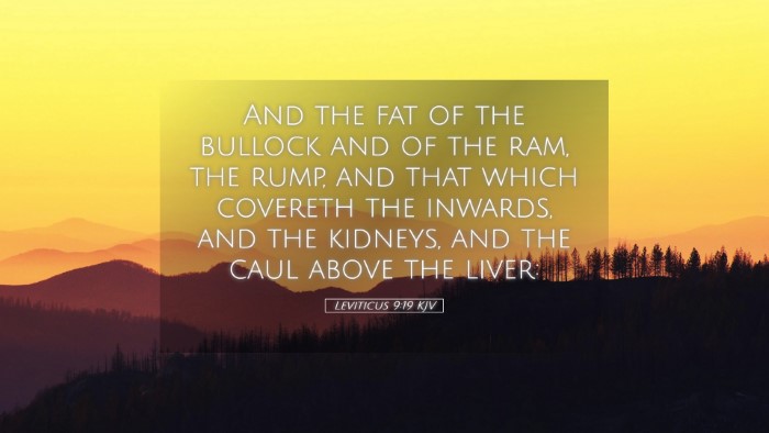 Picture 05 - Leviticus 9:19 KJV Desktop Wallpaper - And the fat of the bullock and of the ram, the - Desktop Bible Verse Wallpaper