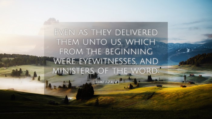 Picture 05 - Luke 1:2 KJV Desktop Wallpaper - Even as they delivered them unto us, which from - Desktop Bible Verse Wallpaper