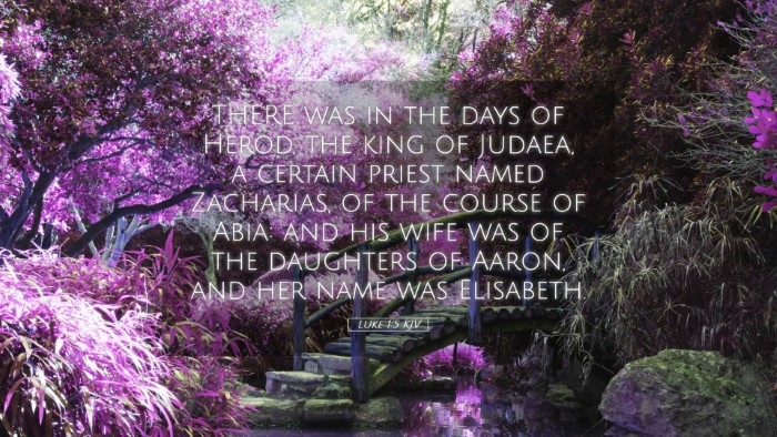 Picture 05 - Luke 1:5 KJV Desktop Wallpaper - THERE was in the days of Herod, the king of - Desktop Bible Verse Wallpaper