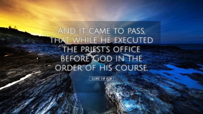 Picture 05 - Luke 1:8 KJV Desktop Wallpaper - And it came to pass, that while he executed the - Desktop Bible Verse Wallpaper