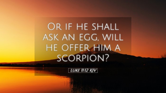 Picture 05 - Luke 11:12 KJV Desktop Wallpaper - Or if he shall ask an egg, will he offer him a - Desktop Bible Verse Wallpaper