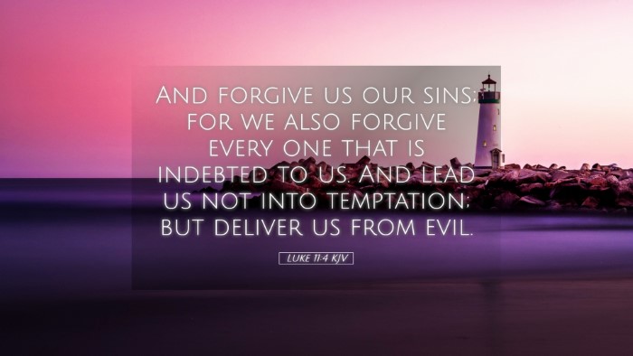 Picture 05 - Luke 11:4 KJV Desktop Wallpaper - And forgive us our sins; for we also forgive - Desktop Bible Verse Wallpaper