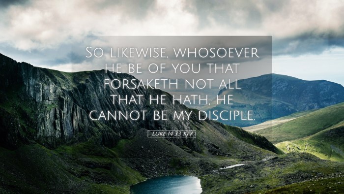 Picture 05 - Luke 14:33 KJV Desktop Wallpaper - So likewise, whosoever he be of you that - Desktop Bible Verse Wallpaper