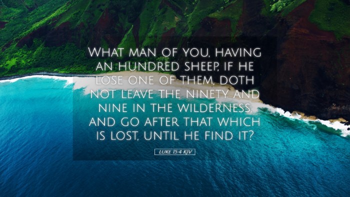 Picture 05 - Luke 15:4 KJV Desktop Wallpaper - What man of you, having an hundred sheep, if he - Desktop Bible Verse Wallpaper