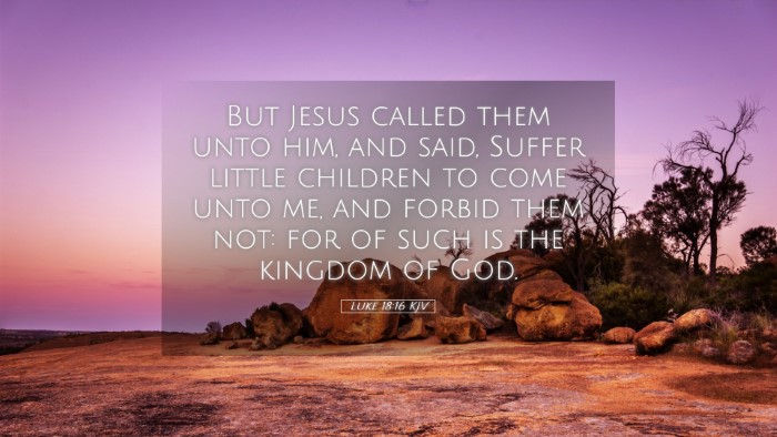 Picture 05 - Luke 18:16 KJV Desktop Wallpaper - But Jesus called them unto him, and said, Suffer - Desktop Bible Verse Wallpaper