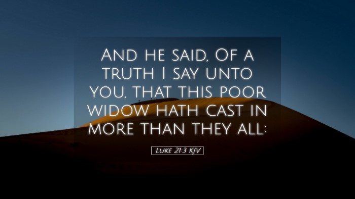 Picture 05 - Luke 21:3 KJV Desktop Wallpaper - And he said, Of a truth I say unto you, that this - Desktop Bible Verse Wallpaper