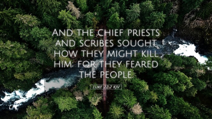 Picture 05 - Luke 22:2 KJV Desktop Wallpaper - And the chief priests and scribes sought how they - Desktop Bible Verse Wallpaper