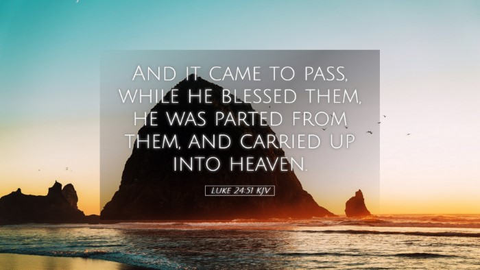 Picture 05 - Luke 24:51 KJV Desktop Wallpaper - And it came to pass, while he blessed them, he - Desktop Bible Verse Wallpaper