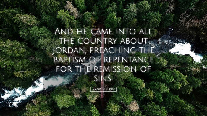 Picture 05 - Luke 3:3 KJV Desktop Wallpaper - And he came into all the country about Jordan, - Desktop Bible Verse Wallpaper