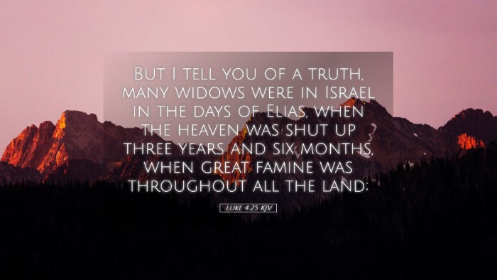 Picture 05 - Luke 4:25 KJV Desktop Wallpaper - But I tell you of a truth, many widows were in - Desktop Bible Verse Wallpaper