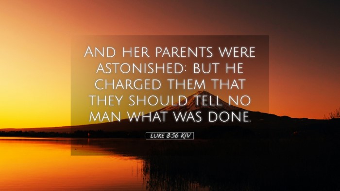 Picture 05 - Luke 8:56 KJV Desktop Wallpaper - And her parents were astonished: but he charged - Desktop Bible Verse Wallpaper