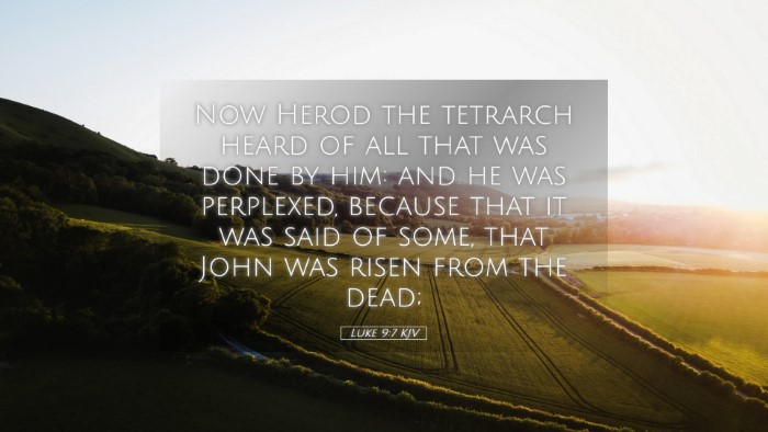 Picture 05 - Luke 9:7 KJV Desktop Wallpaper - Now Herod the tetrarch heard of all that was done - Desktop Bible Verse Wallpaper