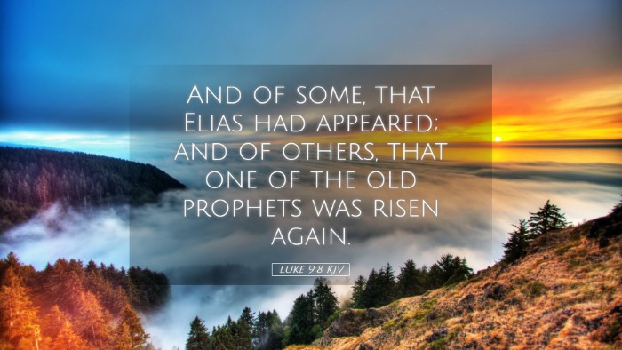 Picture 05 - Luke 9:8 KJV Desktop Wallpaper - And of some, that Elias had appeared; and of - Desktop Bible Verse Wallpaper