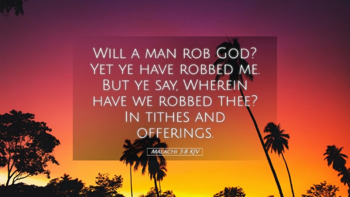 Picture 05 - Malachi 3:8 KJV Desktop Wallpaper - Will a man rob God? Yet ye have robbed me. But ye - Desktop Bible Verse Wallpaper