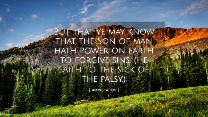 Picture 05 - Mark 2:10 KJV Desktop Wallpaper - But that ye may know that the Son of man hath - Desktop Bible Verse Wallpaper