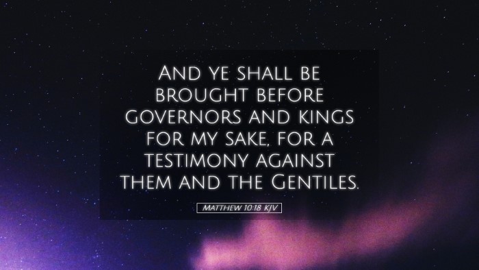 Picture 05 - Matthew 10:18 KJV Desktop Wallpaper - And ye shall be brought before governors and - Desktop Bible Verse Wallpaper