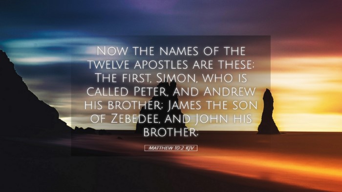 Picture 05 - Matthew 10:2 KJV Desktop Wallpaper - Now the names of the twelve apostles are these; - Desktop Bible Verse Wallpaper