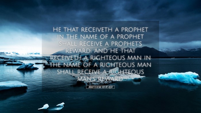 Picture 05 - Matthew 10:41 KJV Desktop Wallpaper - He that receiveth a prophet in the name of a - Desktop Bible Verse Wallpaper