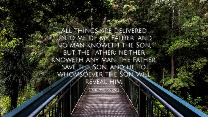 Picture 05 - Matthew 11:27 KJV Desktop Wallpaper - All things are delivered unto me of my Father: - Desktop Bible Verse Wallpaper