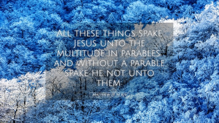 Picture 05 - Matthew 13:34 KJV Desktop Wallpaper - All these things spake Jesus unto the multitude - Desktop Bible Verse Wallpaper