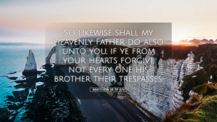 Picture 05 - Matthew 18:35 KJV Desktop Wallpaper - So likewise shall my heavenly Father do also unto - Desktop Bible Verse Wallpaper