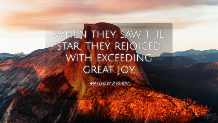 Picture 05 - Matthew 2:10 KJV Desktop Wallpaper - When they saw the star, they rejoiced with - Desktop Bible Verse Wallpaper