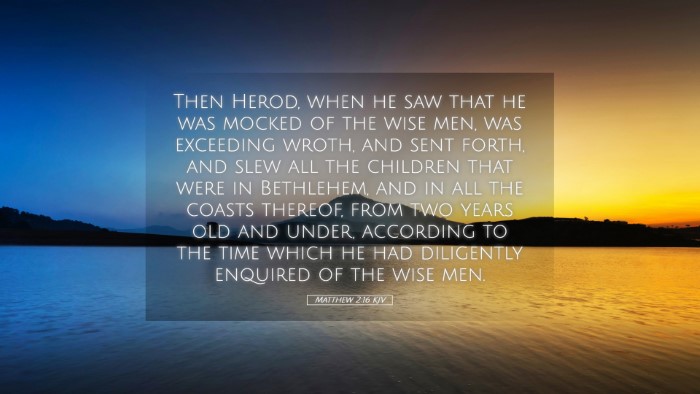 Picture 05 - Matthew 2:16 KJV Desktop Wallpaper - Then Herod, when he saw that he was mocked of the - Desktop Bible Verse Wallpaper