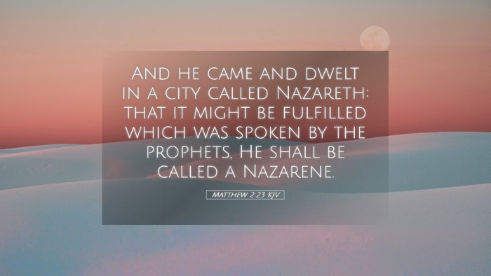 Picture 05 - Matthew 2:23 KJV Desktop Wallpaper - And he came and dwelt in a city called Nazareth: - Desktop Bible Verse Wallpaper