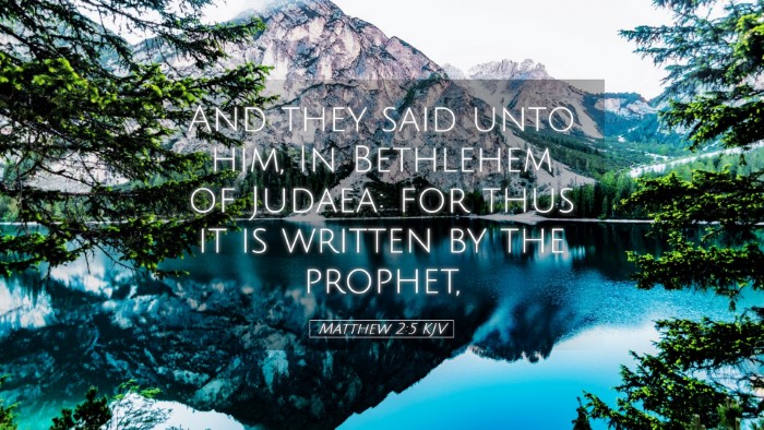 Picture 05 - Matthew 2:5 KJV Desktop Wallpaper - And they said unto him, In Bethlehem of Judaea: - Desktop Bible Verse Wallpaper