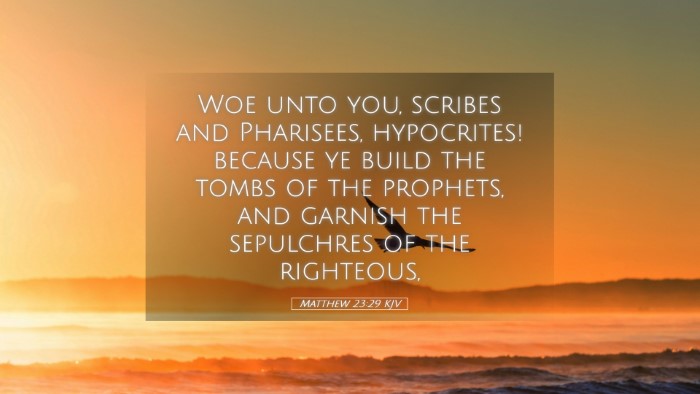 Picture 05 - Matthew 23:29 KJV Desktop Wallpaper - Woe unto you, scribes and Pharisees, hypocrites! - Desktop Bible Verse Wallpaper