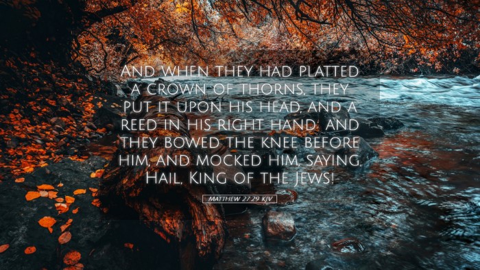Picture 05 - Matthew 27:29 KJV Desktop Wallpaper - And when they had platted a crown of thorns, they - Desktop Bible Verse Wallpaper