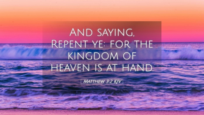 Picture 05 - Matthew 3:2 KJV Desktop Wallpaper - And saying, Repent ye: for the kingdom of heaven - Desktop Bible Verse Wallpaper