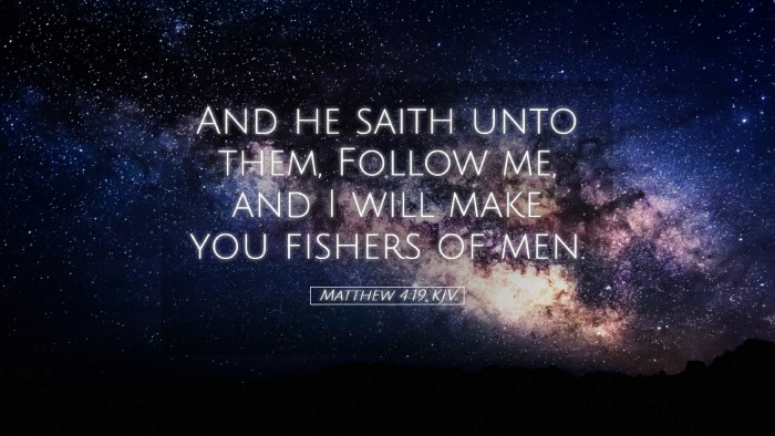 Picture 05 - Matthew 4:19 KJV Desktop Wallpaper - And he saith unto them, Follow me, and I will - Desktop Bible Verse Wallpaper