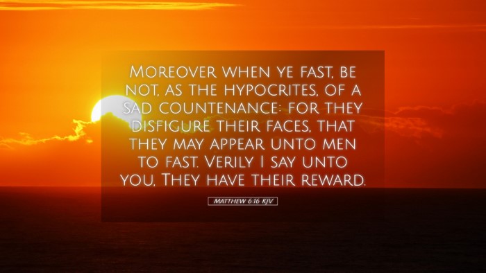 Picture 05 - Matthew 6:16 KJV Desktop Wallpaper - Moreover when ye fast, be not, as the hypocrites, - Desktop Bible Verse Wallpaper