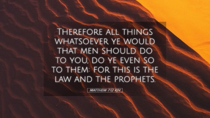 Picture 05 - Matthew 7:12 KJV Desktop Wallpaper - Therefore all things whatsoever ye would that men - Desktop Bible Verse Wallpaper