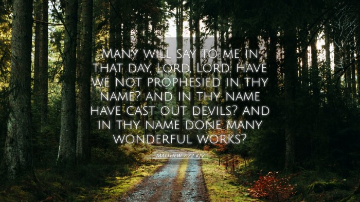 Picture 05 - Matthew 7:22 KJV Desktop Wallpaper - Many will say to me in that day, Lord, Lord, have - Desktop Bible Verse Wallpaper