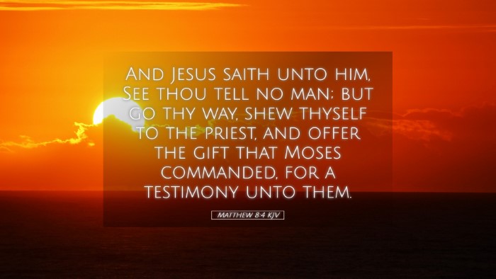 Picture 05 - Matthew 8:4 KJV Desktop Wallpaper - And Jesus saith unto him, See thou tell no man; - Desktop Bible Verse Wallpaper