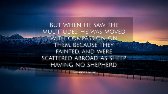 Picture 05 - Matthew 9:36 KJV Desktop Wallpaper - But when he saw the multitudes, he was moved with - Desktop Bible Verse Wallpaper