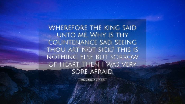 Picture 05 - Nehemiah 2:2 KJV Desktop Wallpaper - Wherefore the king said unto me, Why is thy - Desktop Bible Verse Wallpaper
