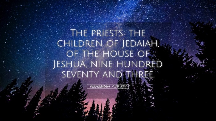 Picture 05 - Nehemiah 7:39 KJV Desktop Wallpaper - The priests: the children of Jedaiah, of the - Desktop Bible Verse Wallpaper